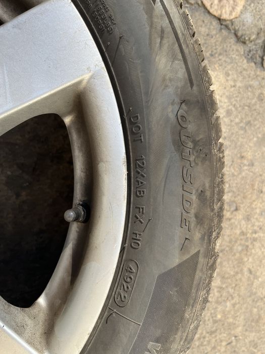 Jante 4 bucati + anvelope de iarna 225 50 17, BMW x1, seria 1, seria 3