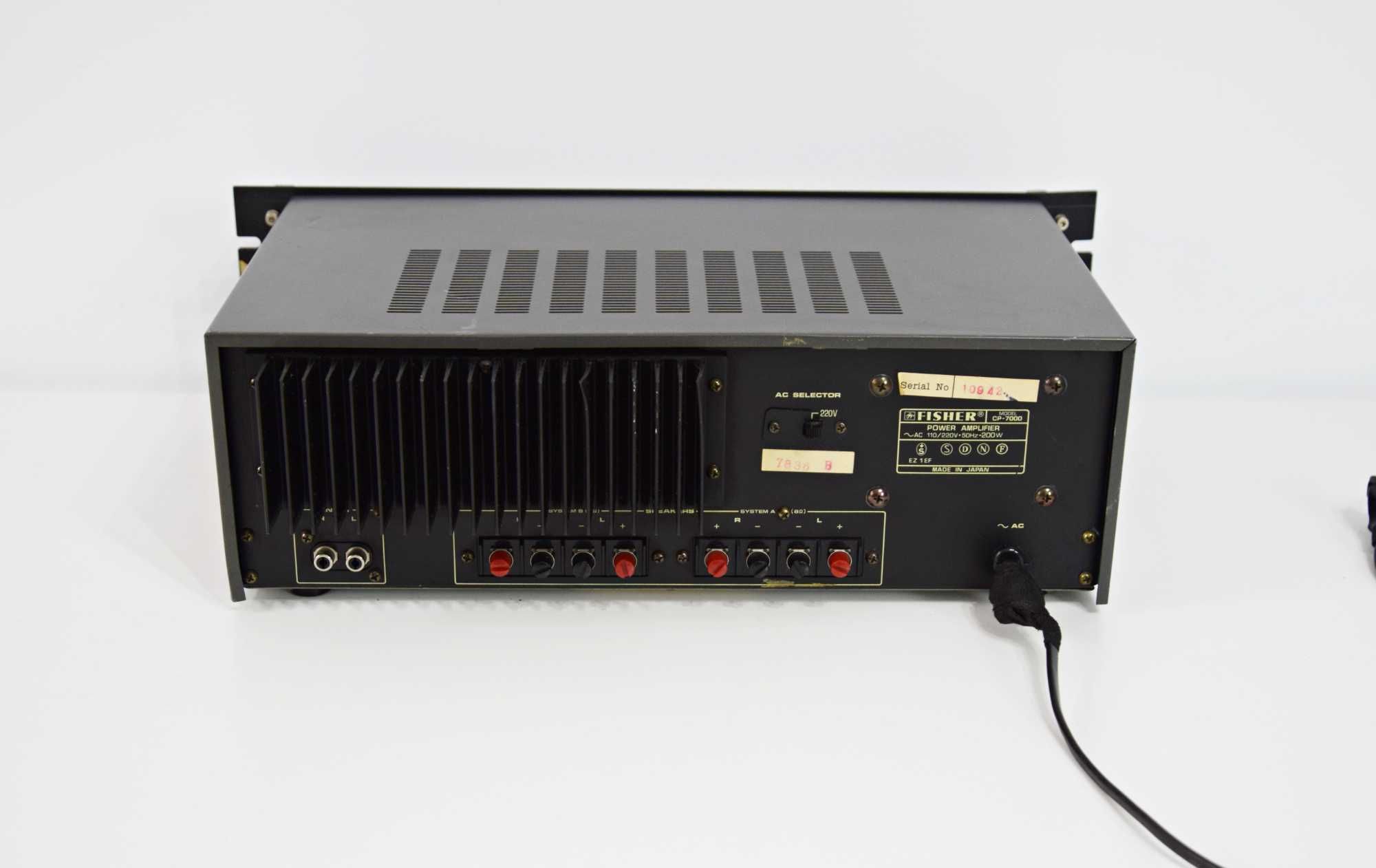 Amplificator Fisher CP-7000, power amplifier