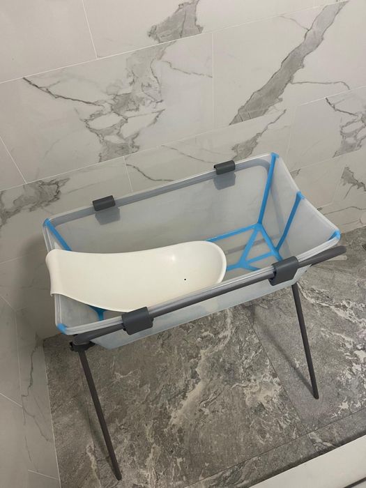 Cadita pliabila cu suport STOKKE