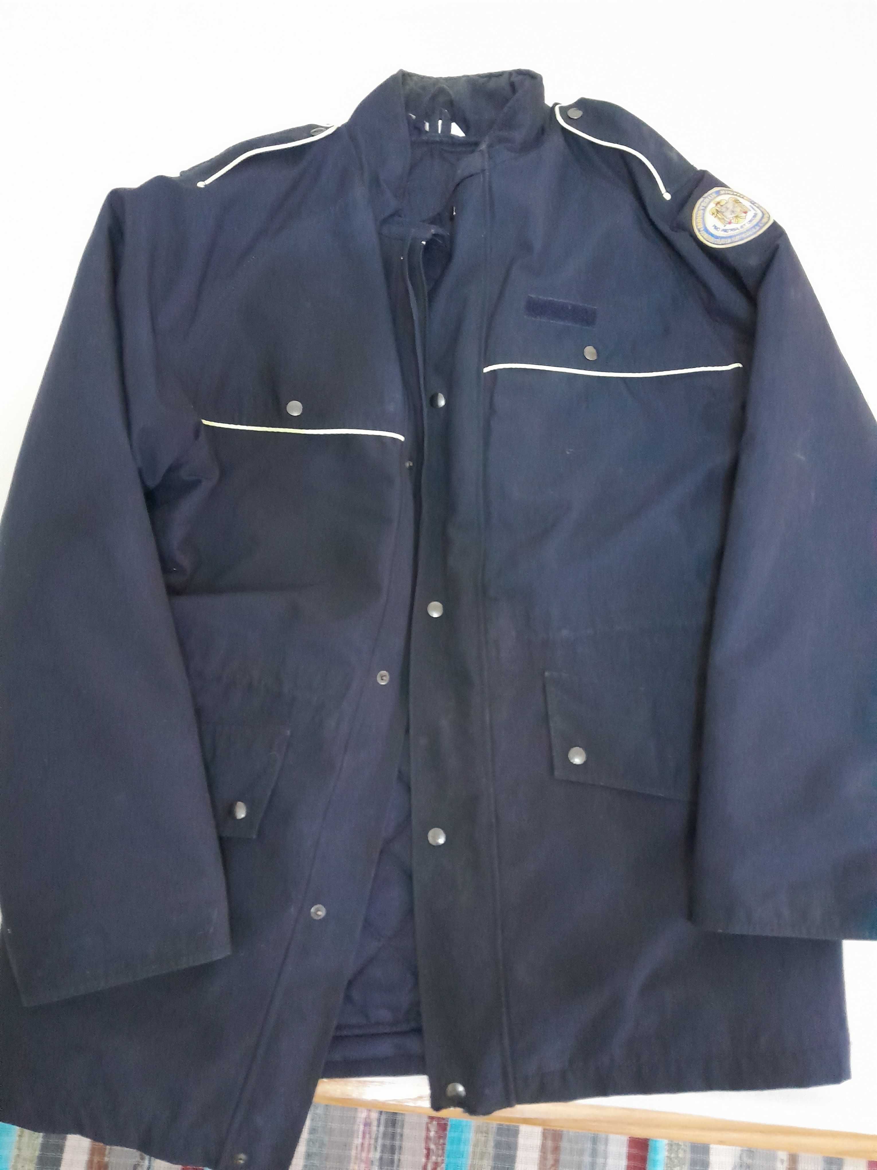 Scurta de iarna geaca uniforma politie penitenciar