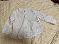 Camasa alba baieti, C&A, 74-80 cm(9-12 luni)