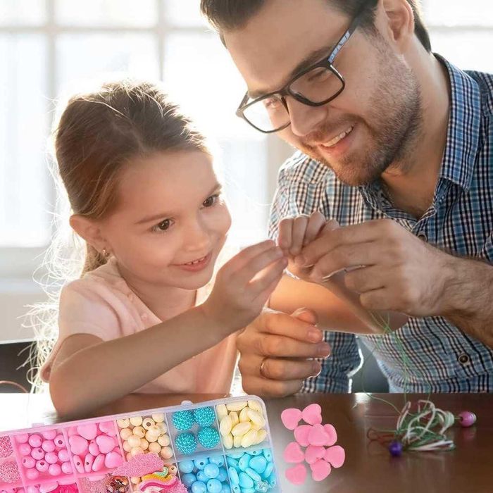 Направи сам Комплект Бижута с Еднорог, 480 части/Направи сам бижута