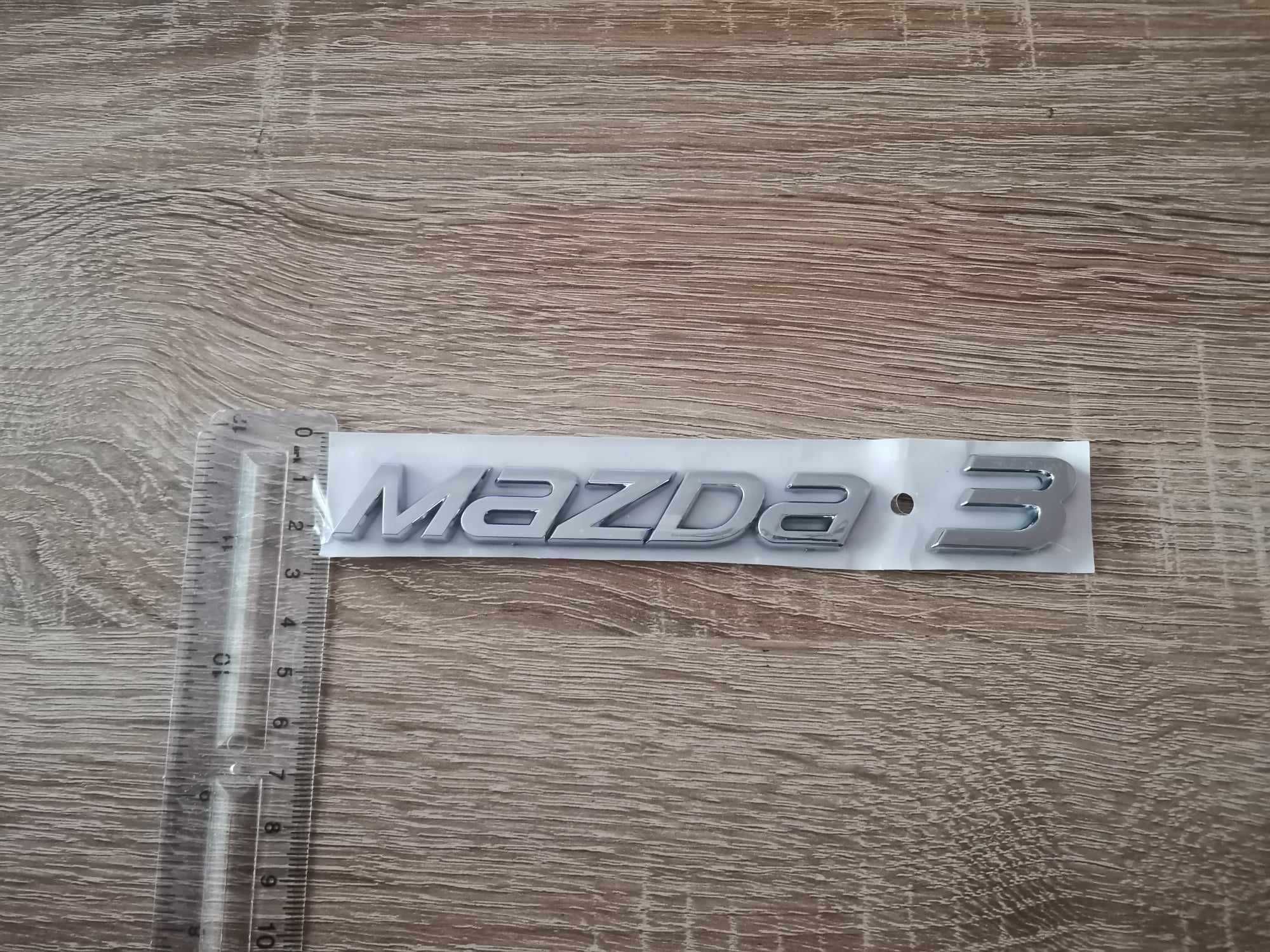 Надпис емблема Мазда Mazda 3 нов стил