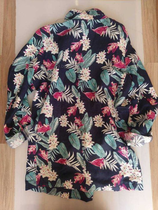 Лятно яке, жакет, камуфляж 53 проц. лен, Ново