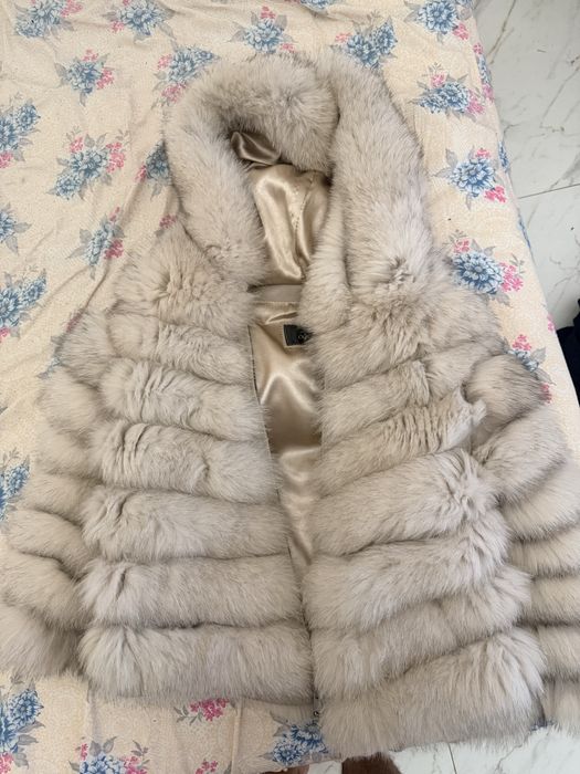 Дамско яке естествен пух