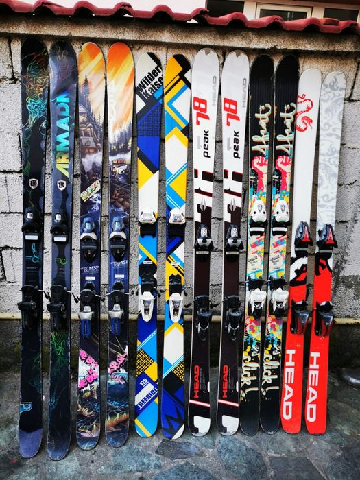 Vând schiuri  freeride tura twintips allmountain stare buna