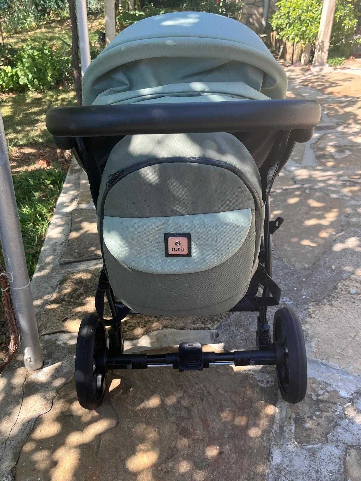 Tutis Uno 5+ кошница за кола Tutis ELO LUX I-Size + адаптери