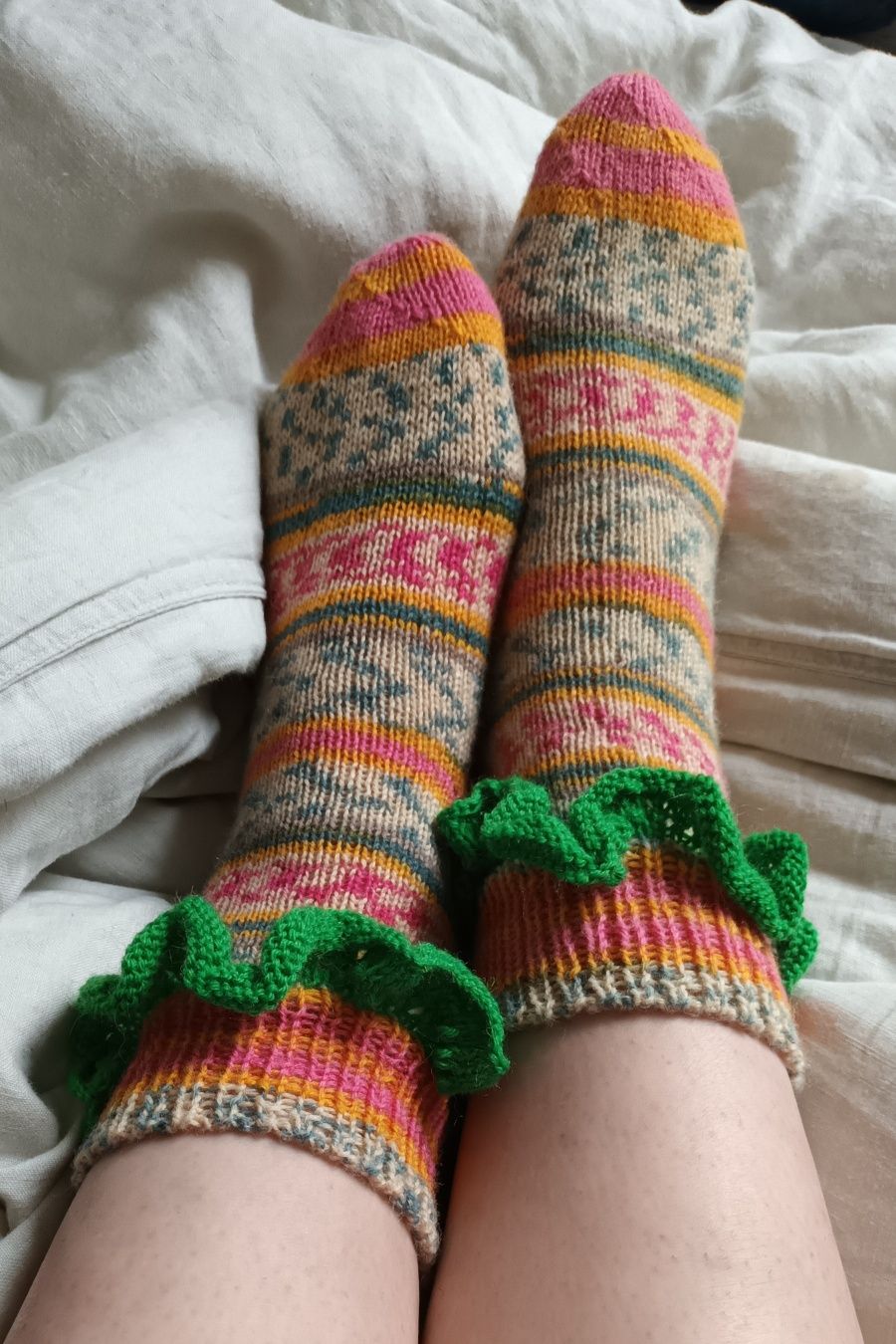 Ръчно плетени чорапи