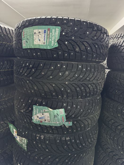 Шины новые шипы 225/60 R17 зима покрышки донгелек колеса резина
