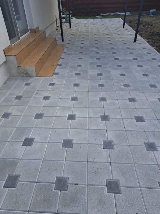 Pavaje pentru gradina model rustic de la 44lei mp Montaj pavele