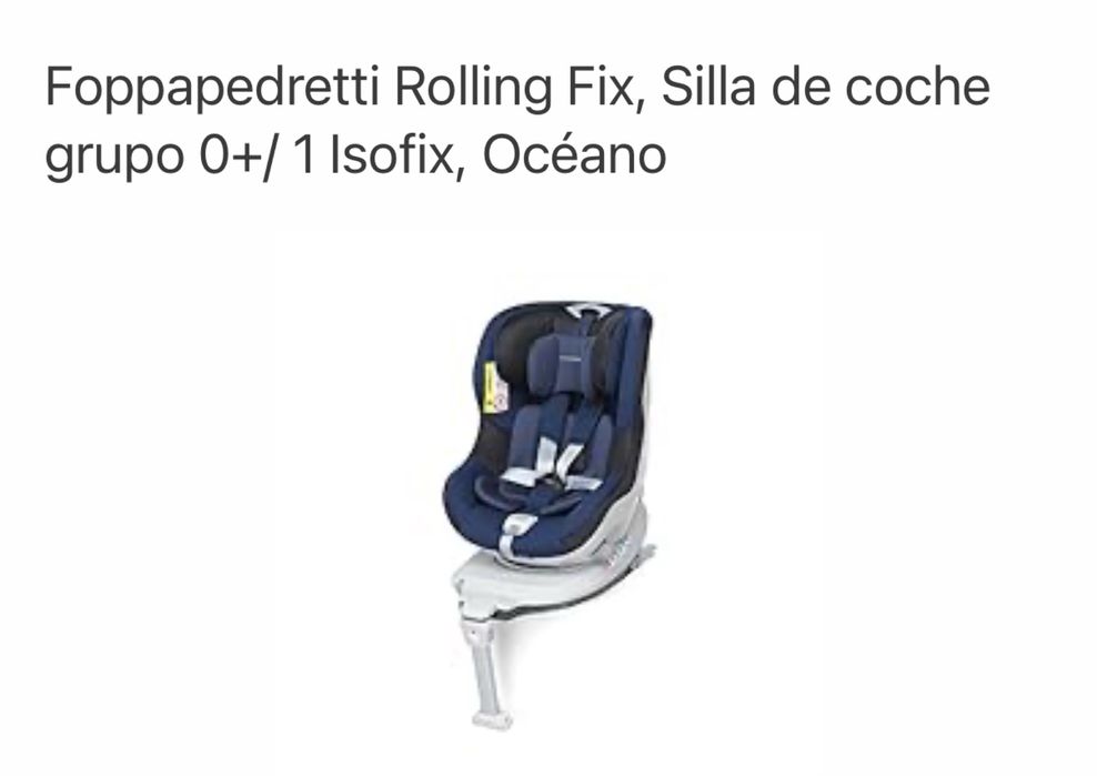 Scaun Auto 0-18 Foppapedretti Rotativ Rolling fix