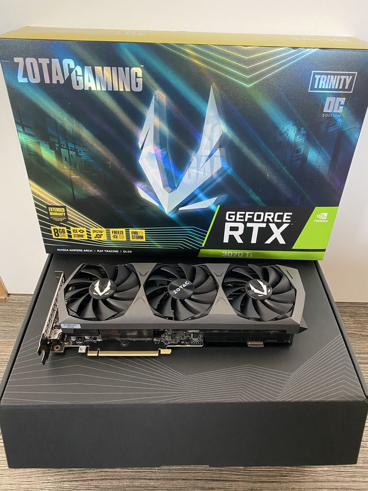 Видео карта ZOTAC 3070 Ti 8GB