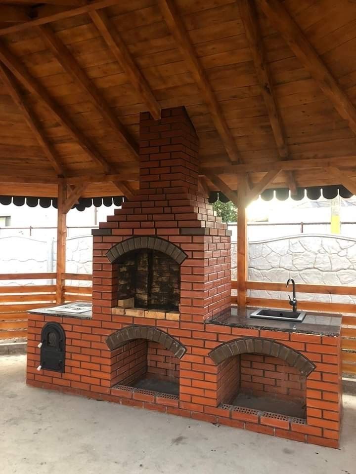 Execut gratare din caramida-cascade curgatoare-fantani