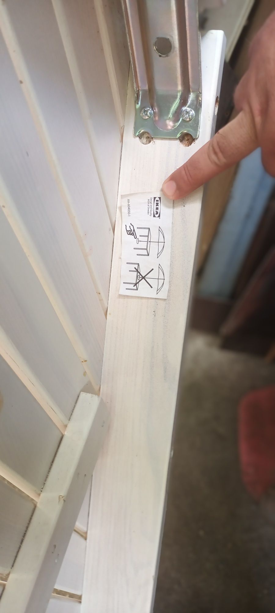 Masa Ikea lemn alba