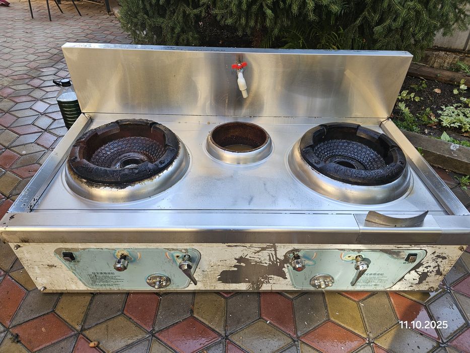 Wok газ плита, вок для китайской кухни