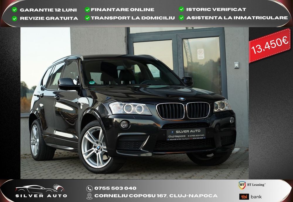 BMW X3 Mpack Automat Navi Piele Garantie 12 LUNI RATE