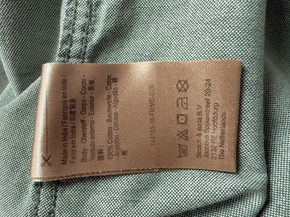 Camasa SCOTCH&SODA Maneca Lunga Verde Barbati | Marime L