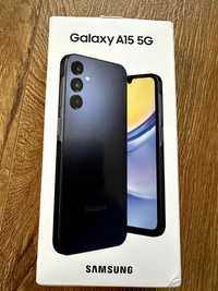 нов неразпечатван Samsung A15, 5G с 128GB и 4GB RAM, Blue Black