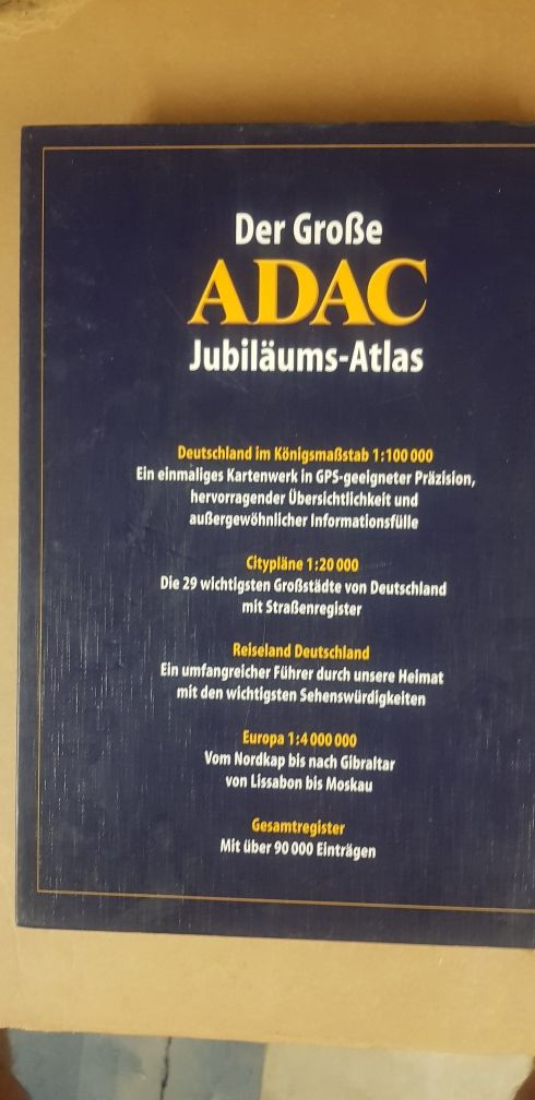 Atlas geografic editat de ADAC Germania