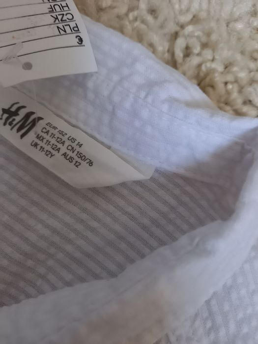 Bluziță H&M nouă cu etichetă 11-12 ani tricou copii/fete