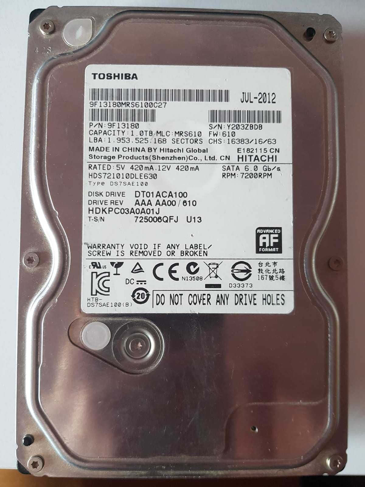 HDD 1TB Toshiba-Hitachi