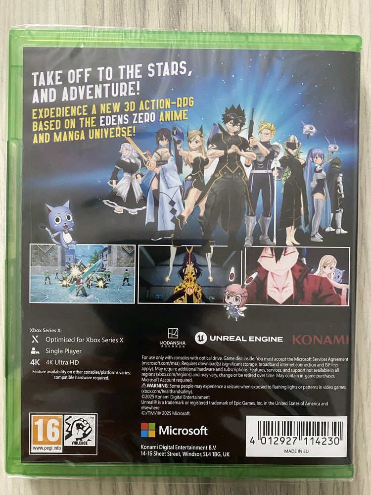 Jocuri  Edens Zero pentru PS5/XBox seria x/Sigilate !