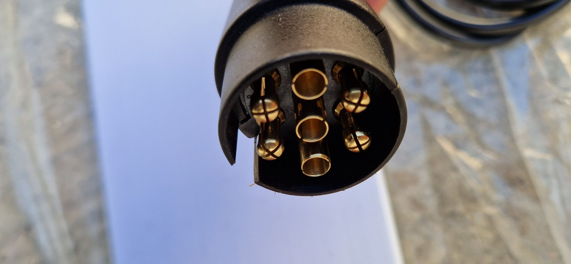 Bara remorca auto universala cu lampi, cablu de 9 metri, fisa remorca