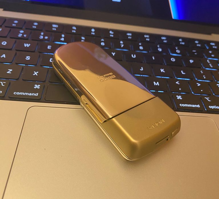 Telefon Nokia 8800 Sirocco GOLD / AURIU Silver ! Arte carbon sapphire