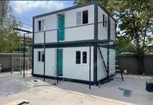 Vand Containere birou monobloc imbinate vestiar sanitar modular paza