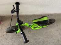 Bicicleta junior balans Kelly Kite 12 Race neon green