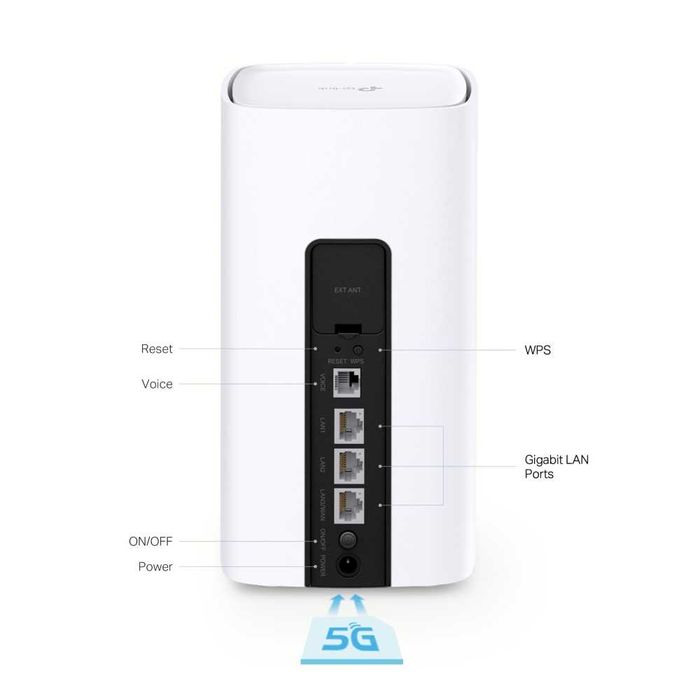 Router Wireless TP-Link NX510v,5G slot SIM,AX3000,Wi-Fi 6,3xGigabit