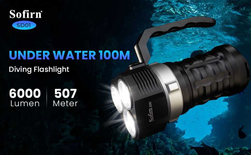 Lanternă subacvatica scuba Sofirn SD01