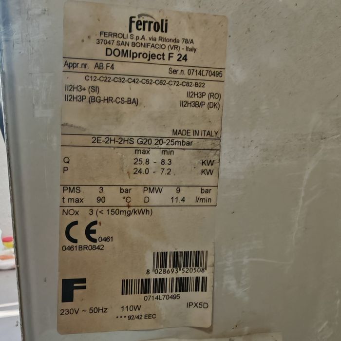 Centrala Ferolli DomiProject F24