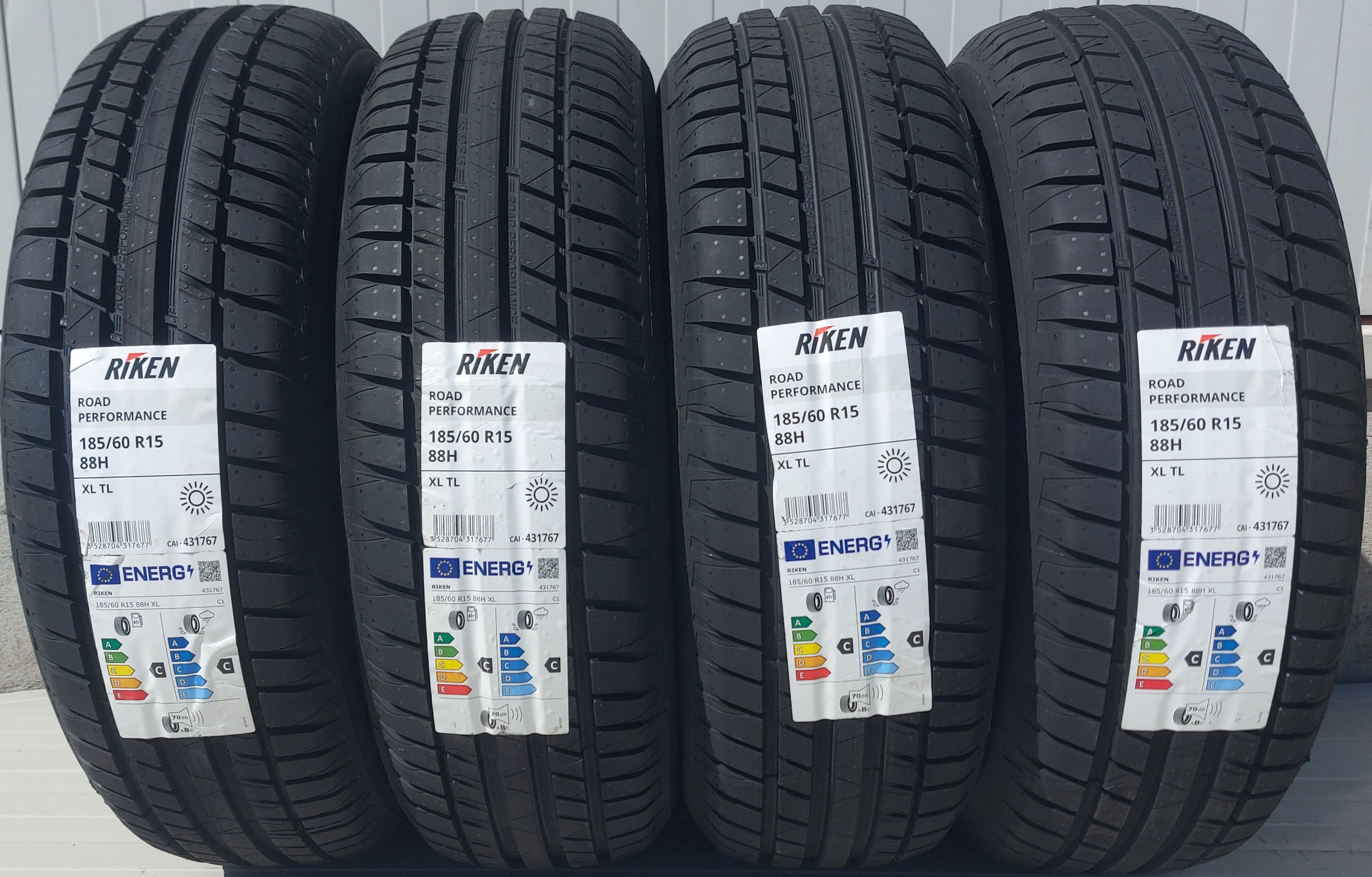 185/60 R15, 88H,RIKEN (by Michelin) Road Performance XL, Anvelope vara