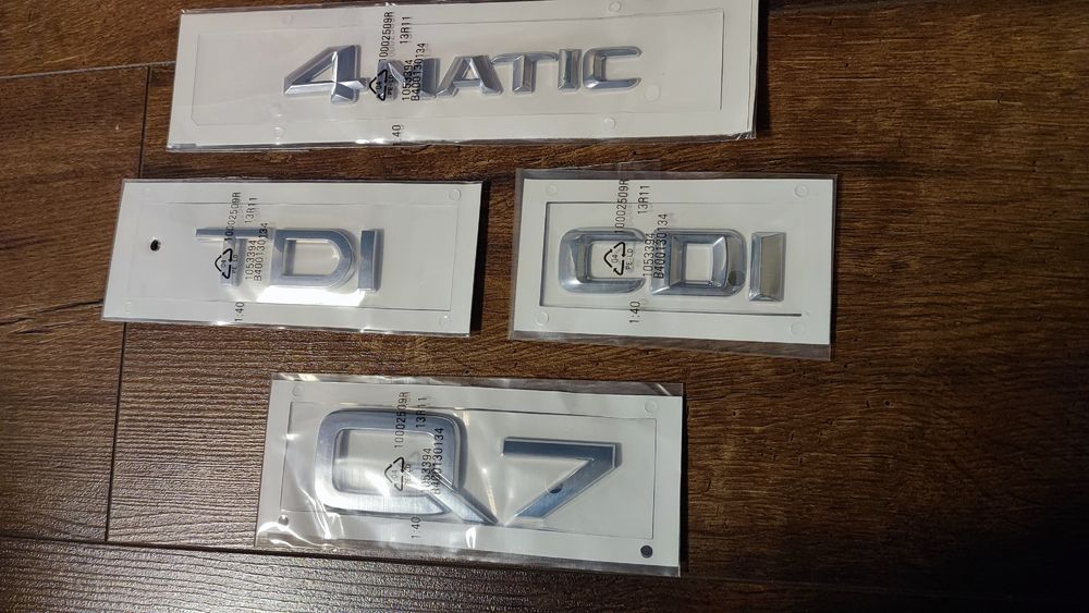 3D  Надписи за Audi и Mercedes