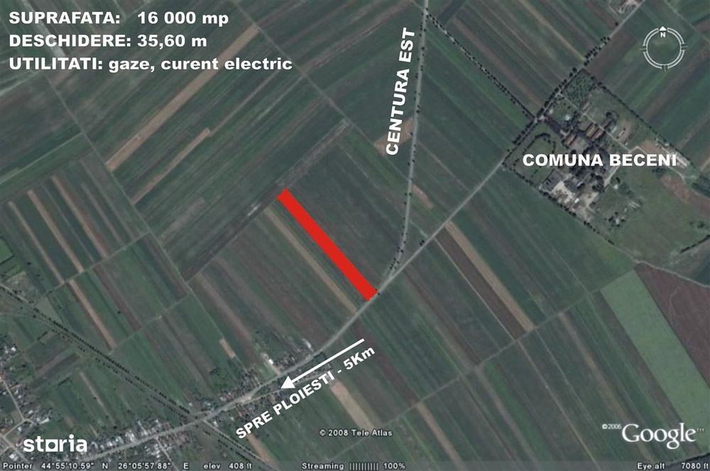 Teren 16.000 mp deschidere Centura Est Ploiesti