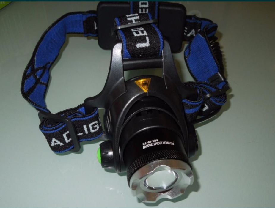 Lanterna frontala de putere mare led CREE XML T6 model cu detasare