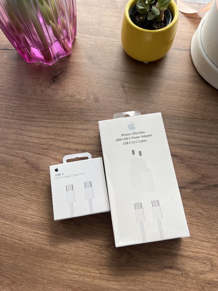 Incarcator si cablu Iphone usb c sau lighting originale