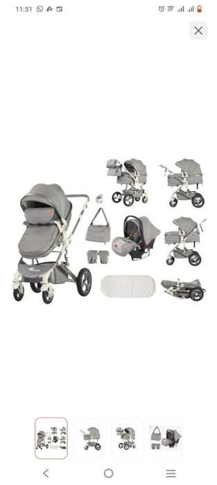 Коляска 3в1, пользовались недолго