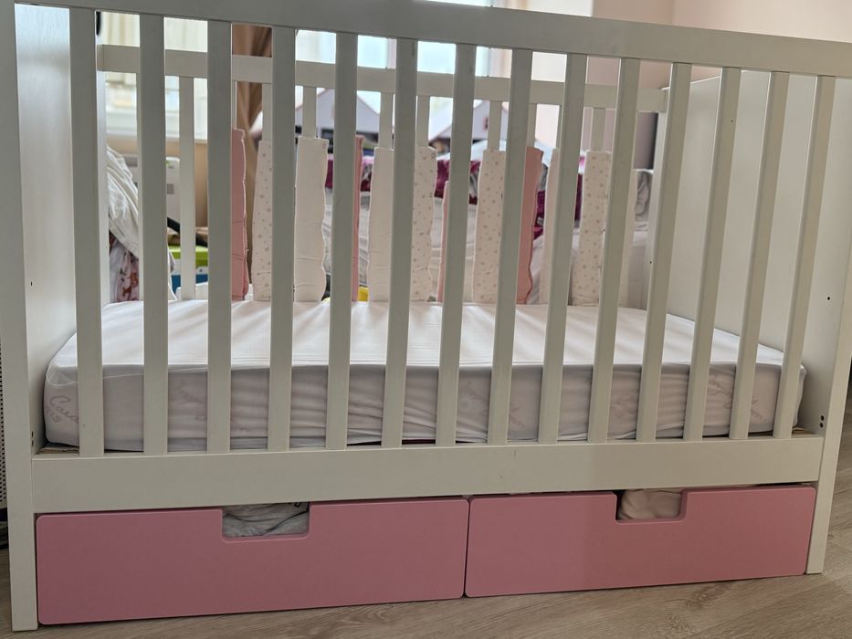 Бебешка кошара Икеа и Magniflex бебешки матрак Pierre Cardin 60/120