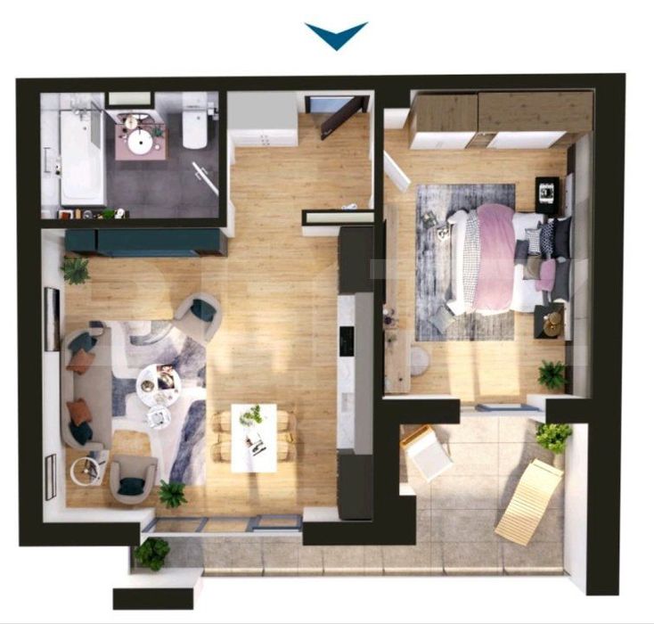 Apartament de vanzare,  2 camere, 54  mp, zona Torontalului