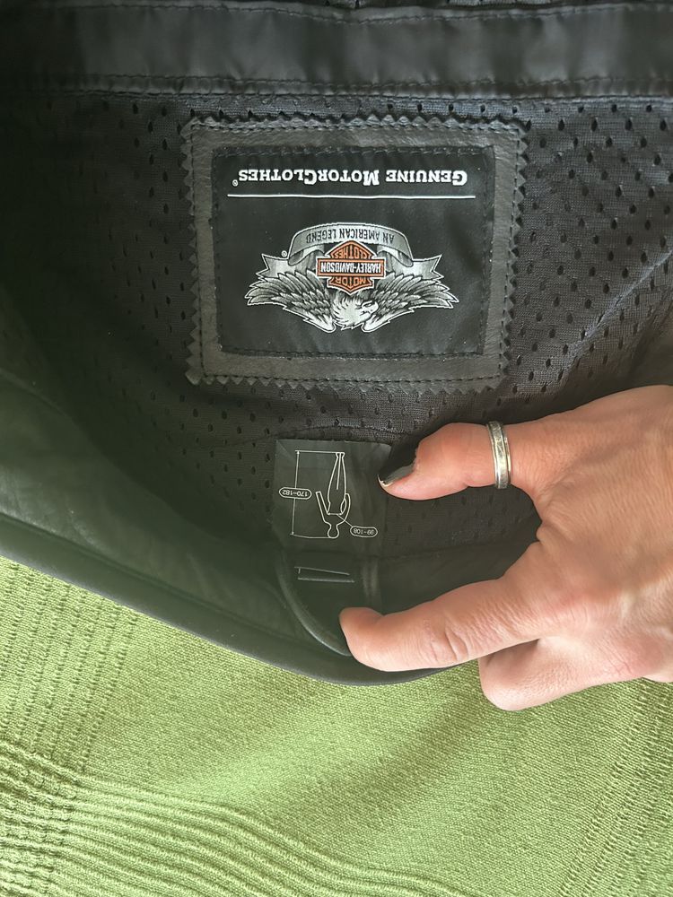 Vand geaca piele moto Harley Davidson masura M
