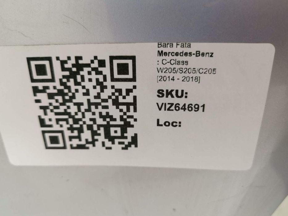 Bara Fata Mercedes-Benz  C-Class W205/S205/C205 2014 2015 2016 2017 20