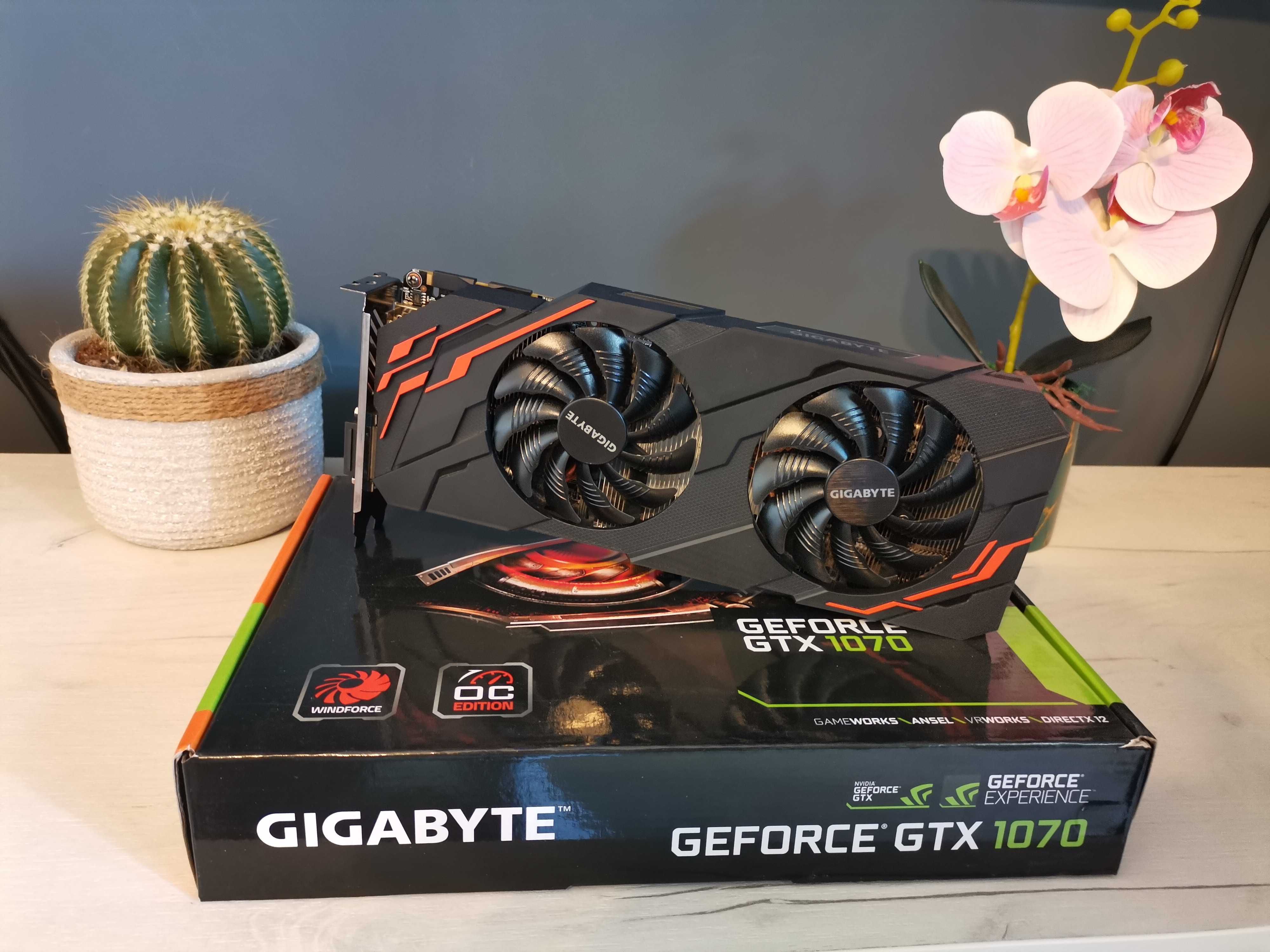 Placa video Gigabyte 1070 OC 8gb 256-bit la cutie