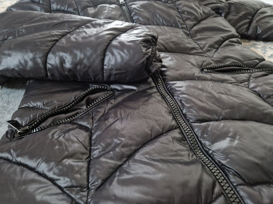 geaca lunga cu blana naturala