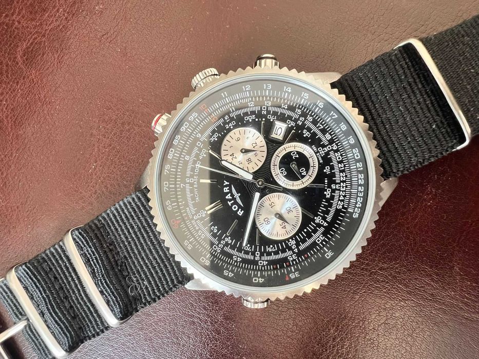 Ceas Rotary Navitimer, Pilot, Chronograph, Quartz