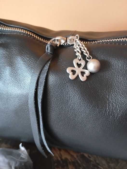 Чанта дамска от естествена кожа. Нов.