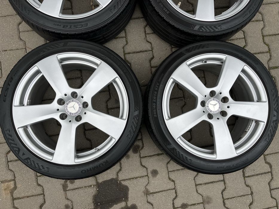 Jante aliaj 5x112mm, anvelope 245/40 R18, VW, Audi Seat Skoda Mercedes