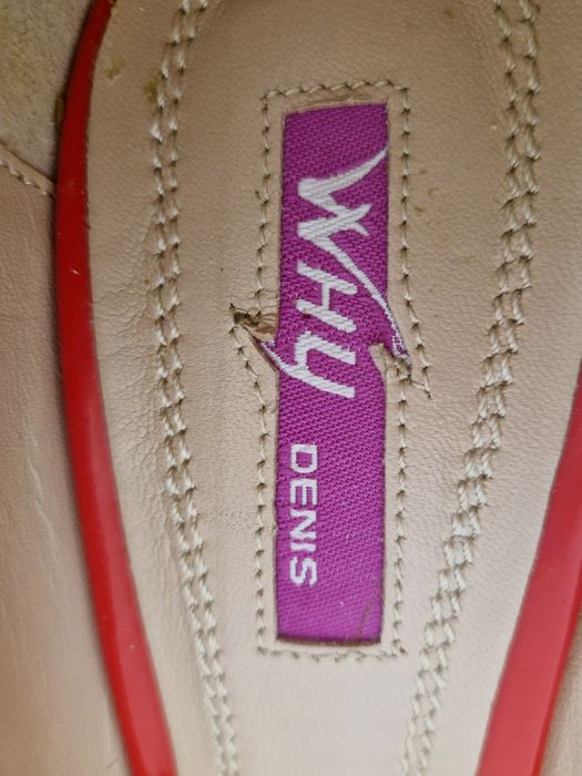 Pantofi piele lac Why Denis 38