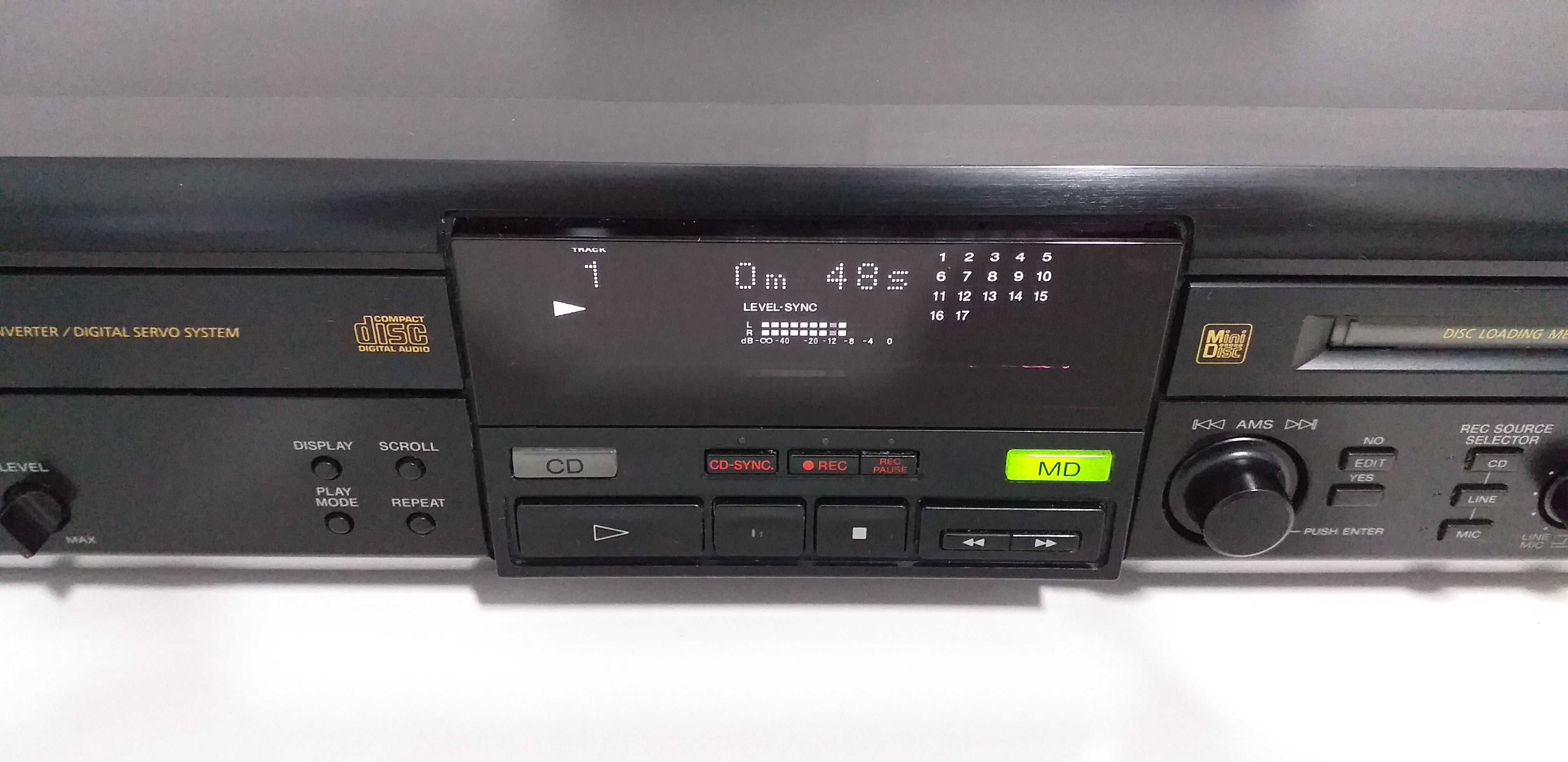 Minidisc CD SONY MXD-D1 cu telecomanda